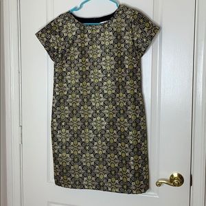 Metallic cocktail dress